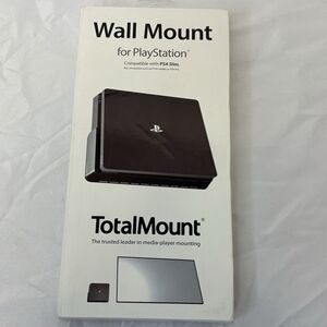 Total Mount Wall Mounting System for Sony PlayStation 4 Slim - NEW